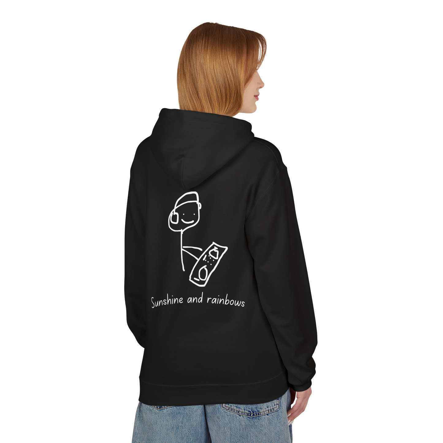 CA Sunshine & Rainbows Softstyle Fleece Hoodie