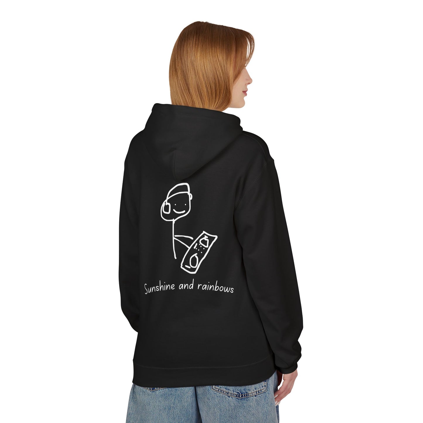 CA Sunshine & Rainbows Softstyle Fleece Hoodie